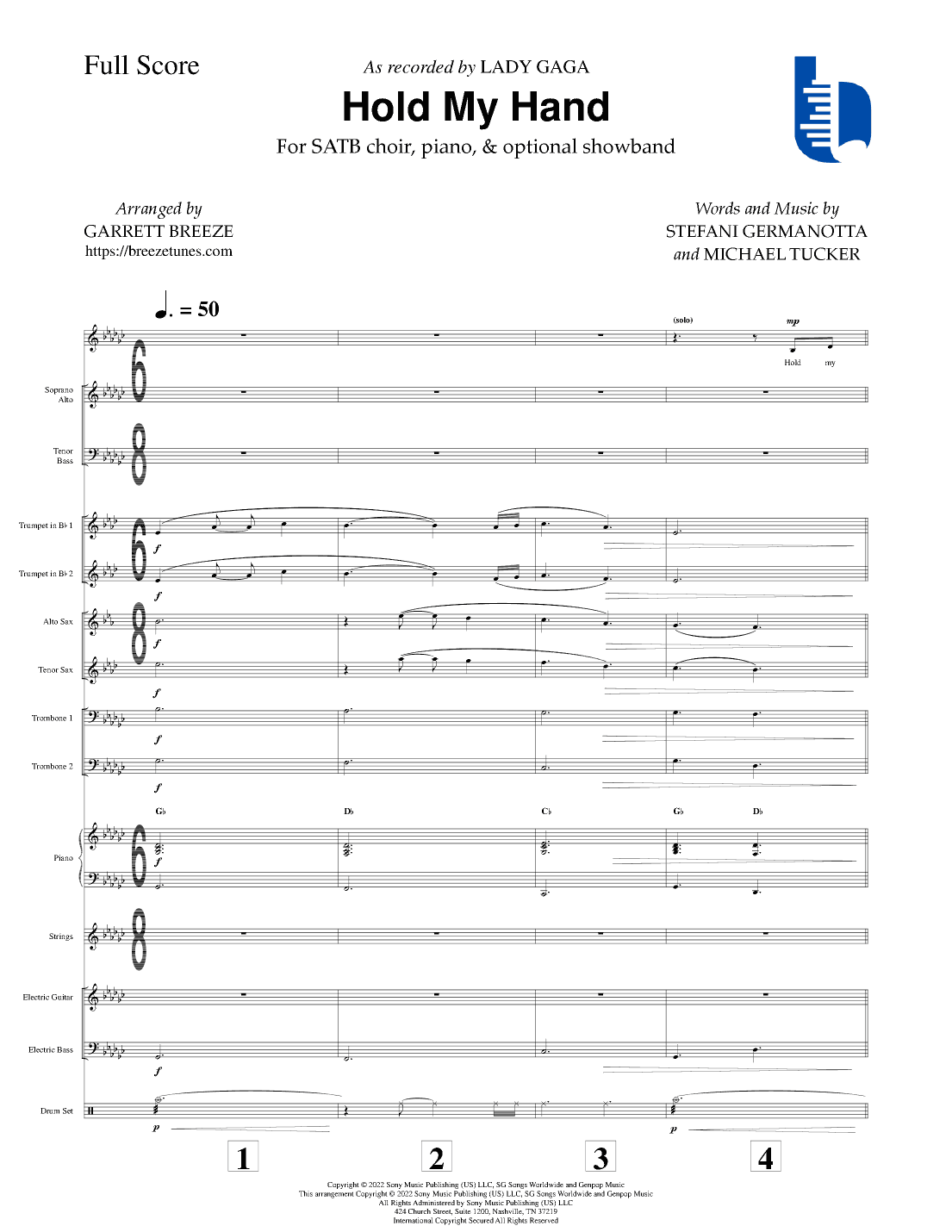 Hold My Hand (arr. Garrett Breeze)
