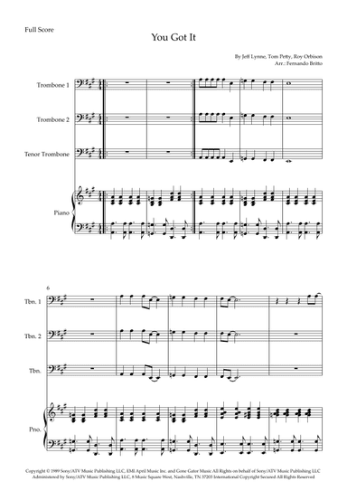 You Got It (arr. Fernando Britto)