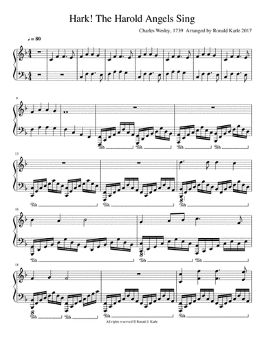 Hark The Harold Angles Sing (arr. Ronald J. Karle)