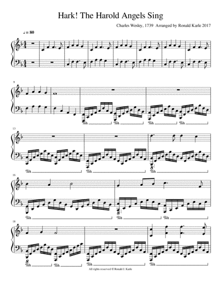 Hark The Harold Angles Sing (arr. Ronald J. Karle)