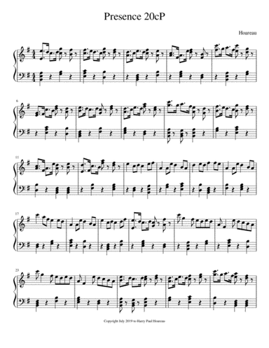 Presence 20c Piano