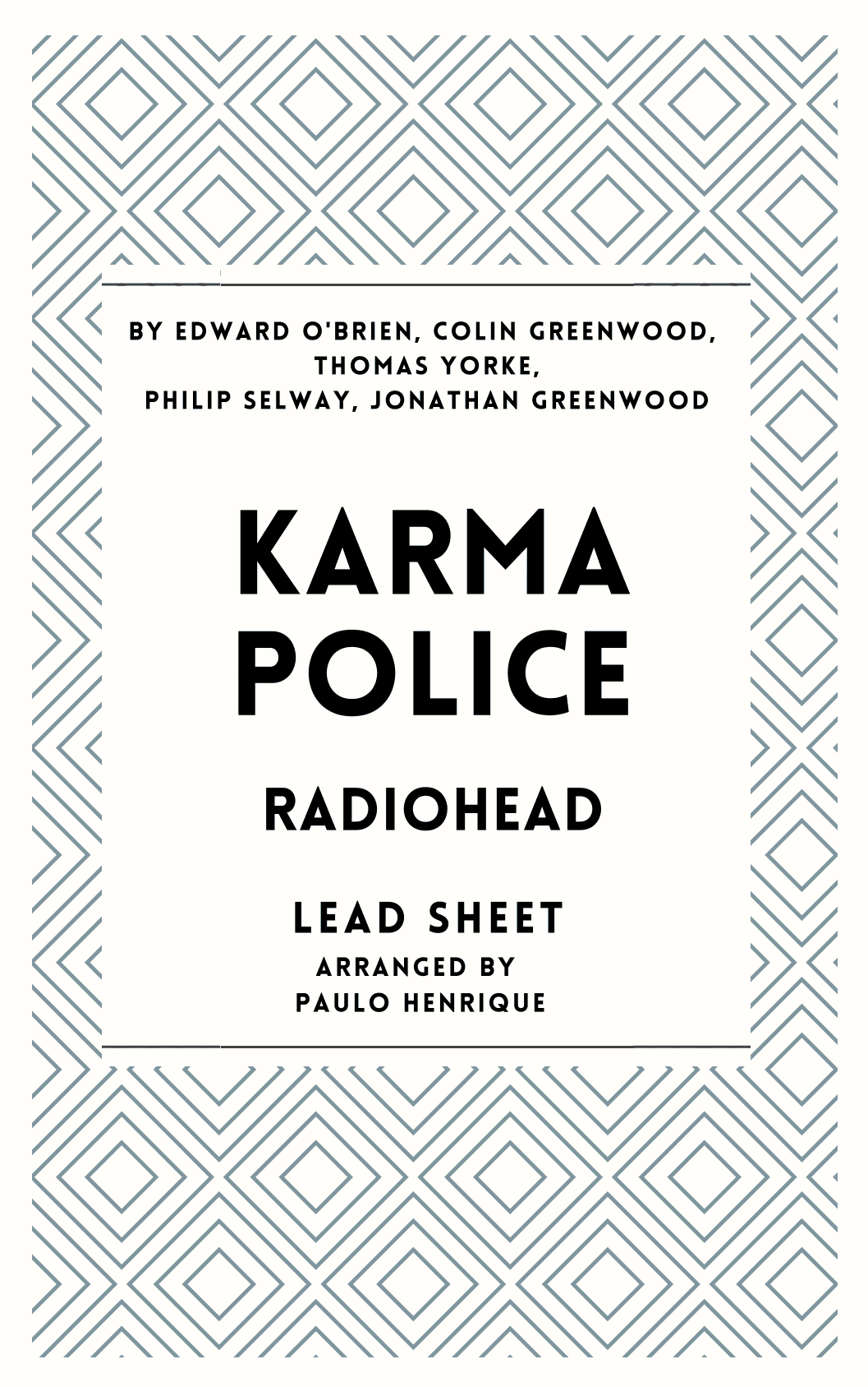 Karma Police (arr. Paulo Henrique)