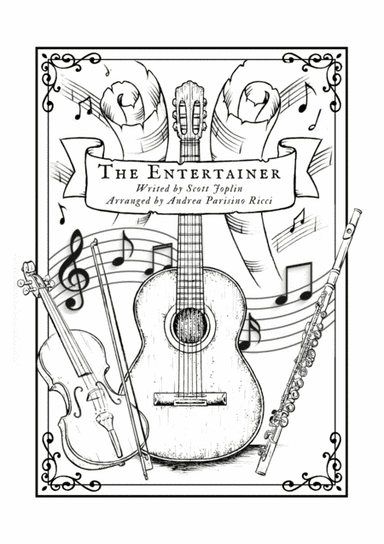 The Entertainer for Flute / Violin and Guitar - Chamber Music (arr. Andrea Parisino Ricci)