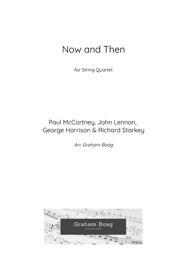 Now And Then (arr. Graham Boag)