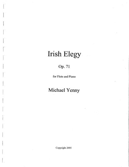 Irish Elegy, op. 71