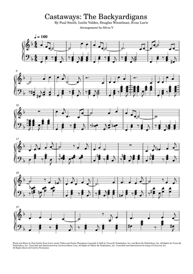 Castaways (arr. Silvia V)