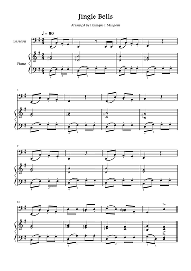 Jingle Bells (arr. Henrique F Mangoni)