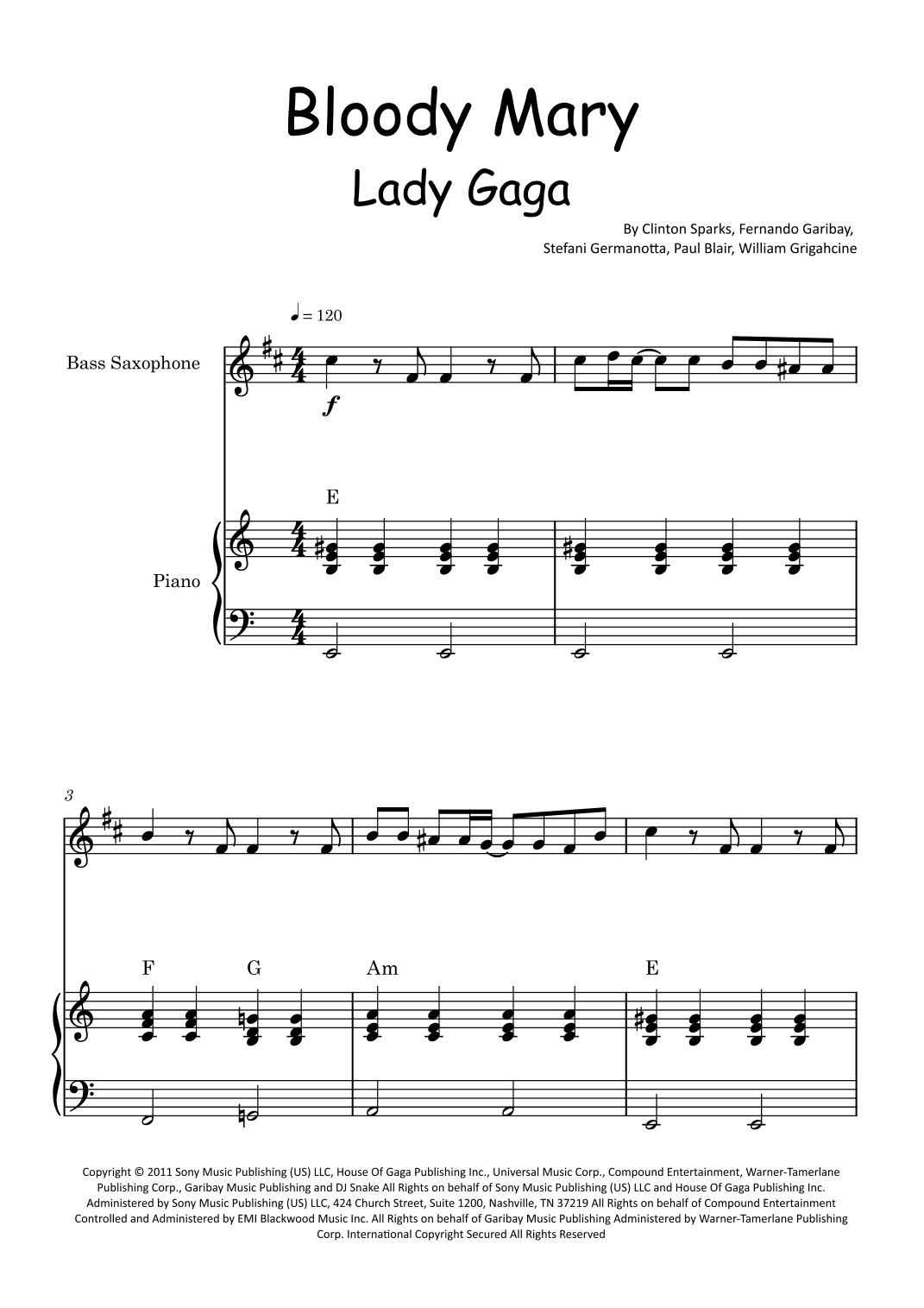 Bloody Mary (arr. Glauco Fernandes)