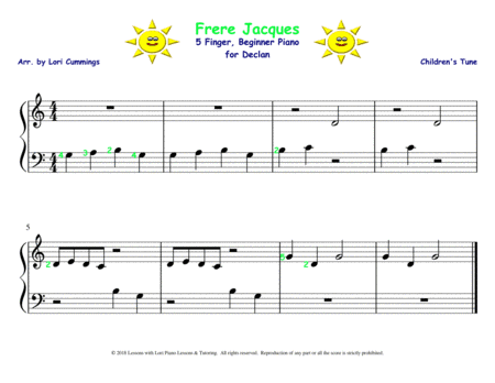Frere Jacques (arr. Lori Cummings)