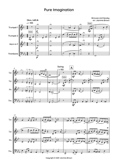 Pure Imagination (arr. Jasmine Brown)