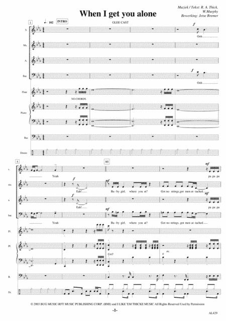 When I Get You Alone (arr. Jetse Bremer)