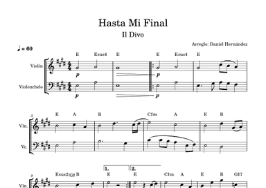 Hasta Mi Final (arr. Daniel Hernandez)