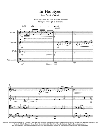 In His Eyes (arr. Joseph E. Rondeau)