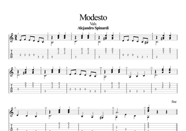 Modesto (Waltz) (arr. Leonardo Ramos)