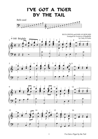 I've Got A Tiger By The Tail (arr. Cathy M Nettle)