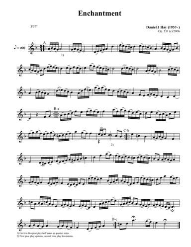 Enchantment (Treble Solo) (Opus 331)