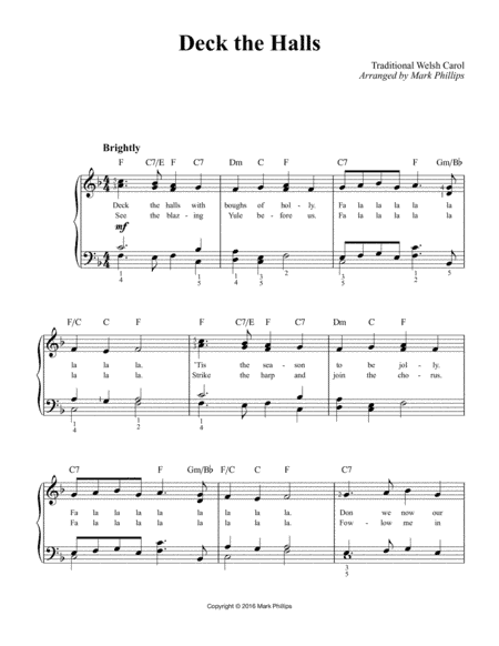 Deck the Halls (arr. Mark Phillips)