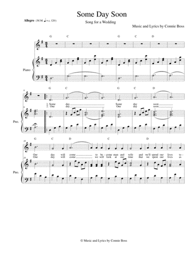 Some Day Soon - wedding - vocal solo and piano