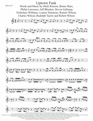 Uptown Funk (arr. Kevin Busse)