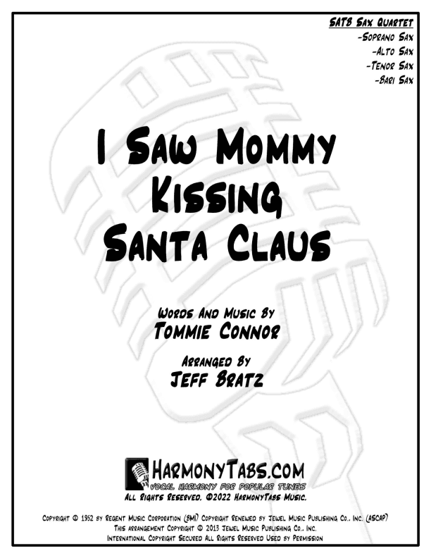 I Saw Mommy Kissing Santa Claus (arr. Jeff Bratz)