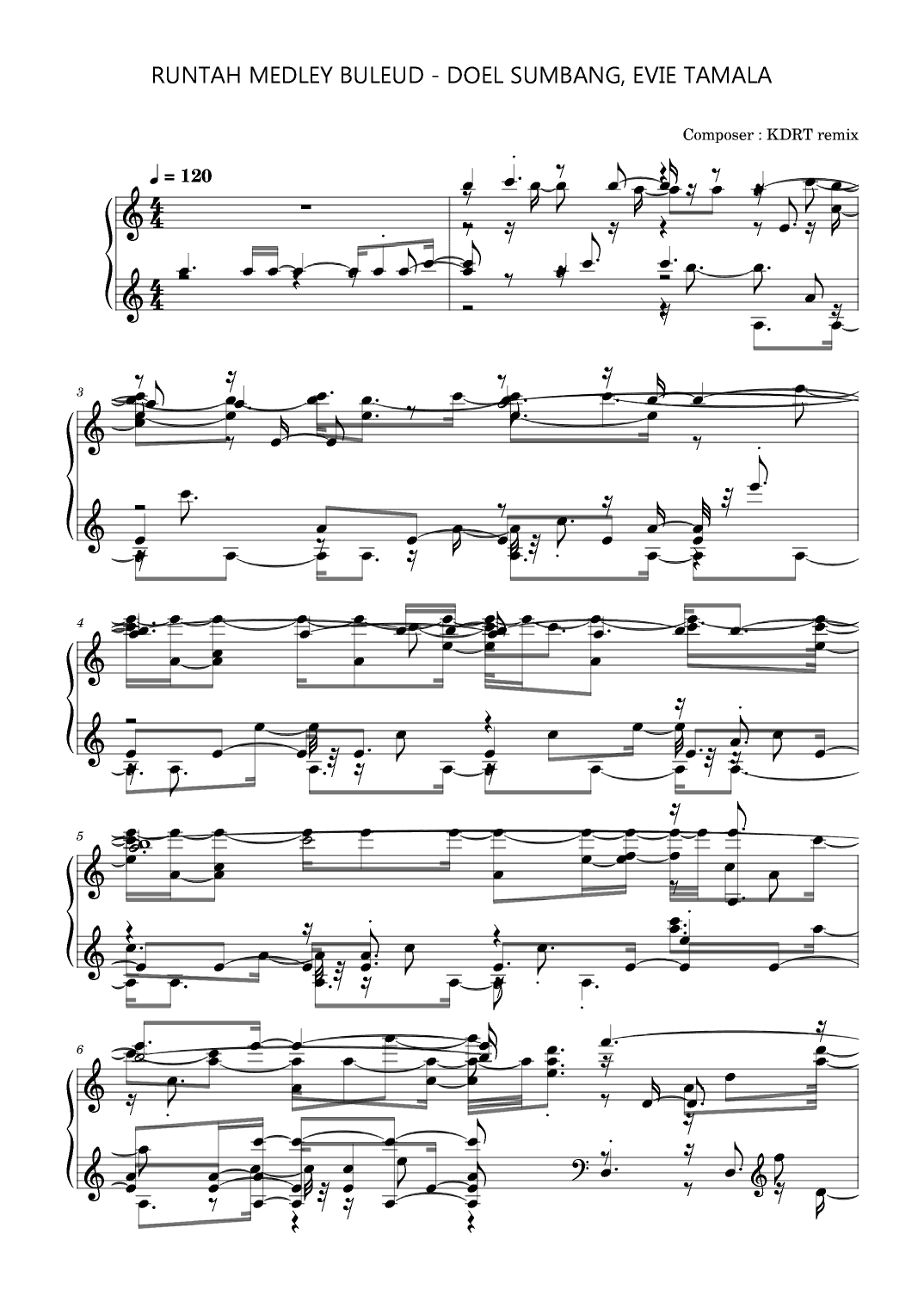 Runtah medley buleud (arr. KDRT remix)