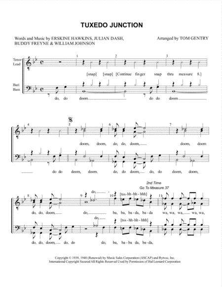 Tuxedo Junction (arr. Tom Gentry)