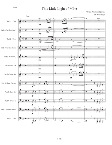 This Little Light of Mine (arr. Brian Boyer)