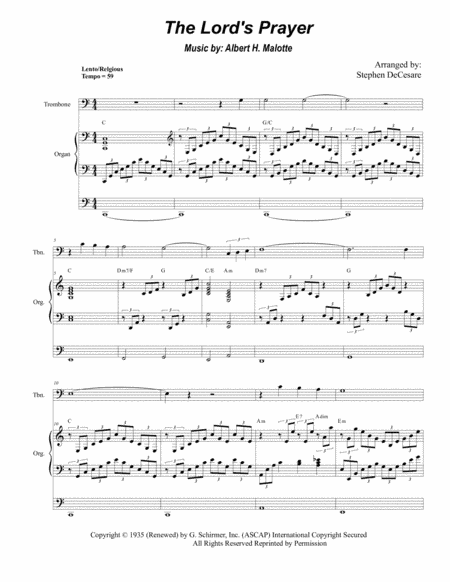 The Lord's Prayer (arr. Stephen DeCesare)