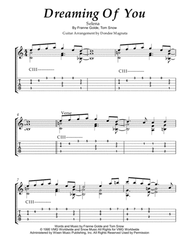 Dreaming Of You (arr. Dondee)