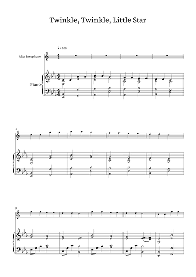 Twinkle Twinkle Little Star (arr. Richard Nicks)