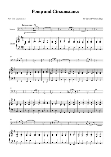 Pomp and Circumstance (arr. Tom Drummond)