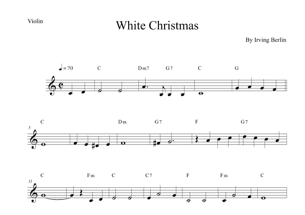 White Christmas (arr. Leo Silva)