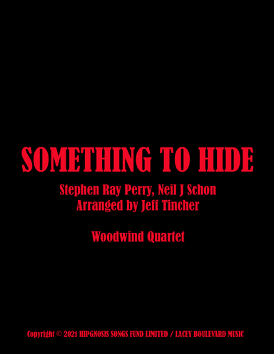 Somethin To Hide (arr. Jeff Tincher)
