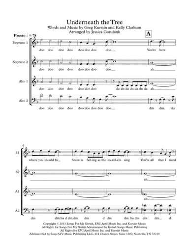 Underneath The Tree (arr. Jessica Gottdank)