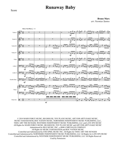 Runaway Baby (arr. Neemias Silva Santos)