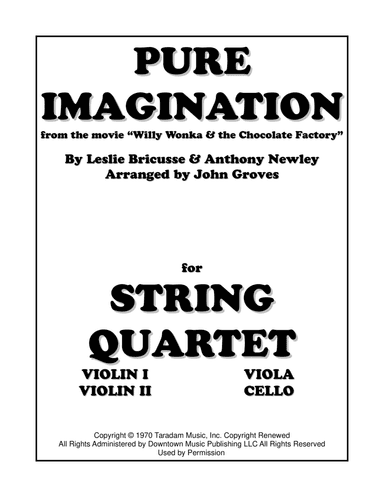 Pure Imagination (arr. John Groves)