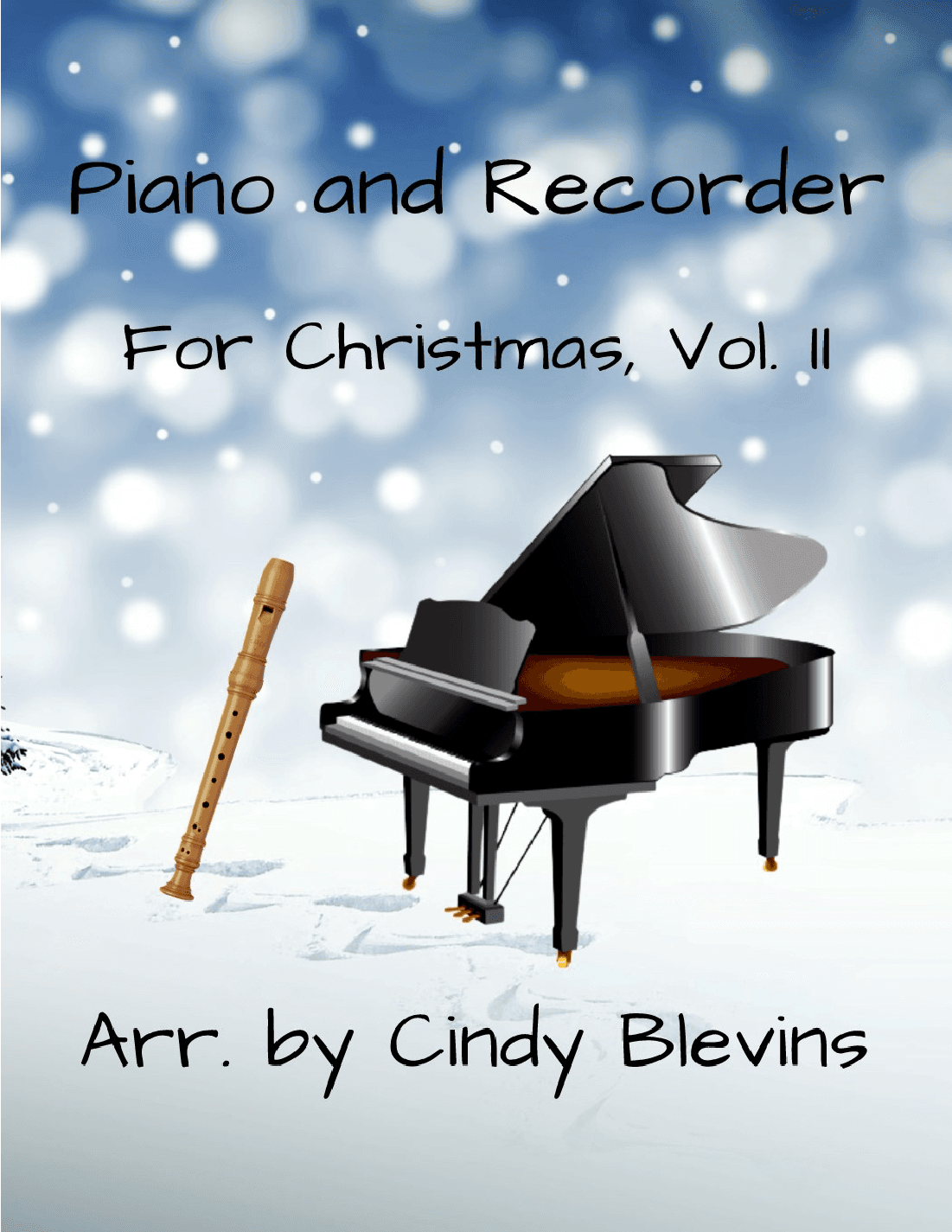 Piano and Recorder For Christmas, Vol. II, Piano and Recorder (arr. Cindy Blevins)