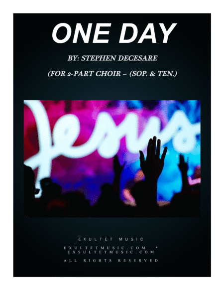One Day (for 2-part choir - (Sop. & Ten.)