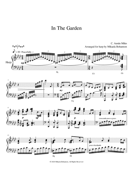 In The Garden (arr. Mikaela Bohannon)
