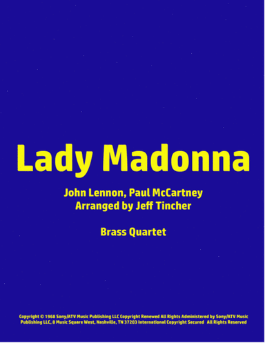 Lady Madonna (arr. Jeff Tincher)