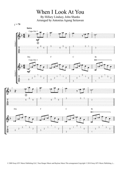 When I Look At You (arr. Antonius Agung Setiawan)