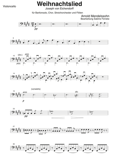 Weihnachtslied (arr. Sabine Fenske)