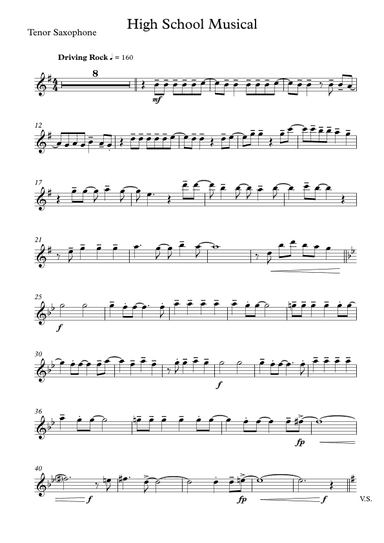 High School Musical (arr. Liz Woodsend)