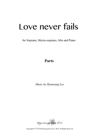Love Never Fails (for Choir)