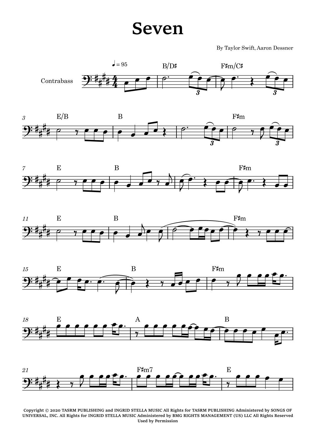 Seven (arr. Glauco Fernandes)