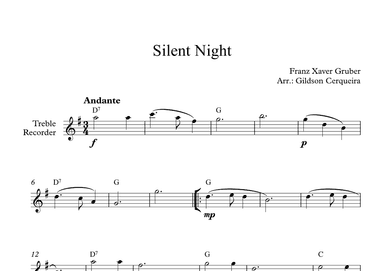 Silent Night (arr. Gildson Cerqueira)