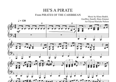 He's A Pirate (arr. Elyssa Hinrichs-Nelson)