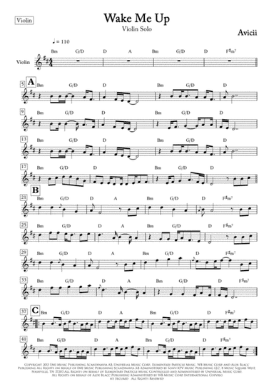 Wake Me Up (arr. ACT Bortolucci)