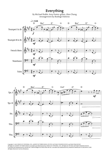 Everything (arr. Rodrigo Faleiros)