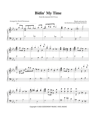 Girl Crazy Musical Notebook (arr. David Christensen)